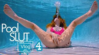 Pool Slut Vlog: Vol 4 - Jasper Reed UW Masturbation
