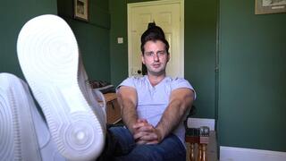 APOLLO : Foot Slave Humiliation - AF1 & Nike Trainer Domination