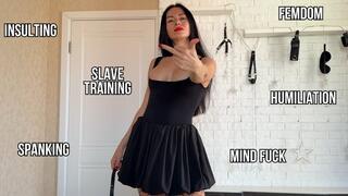 Slave Training: Humiliation, Insulting & Mindfuck [4K]