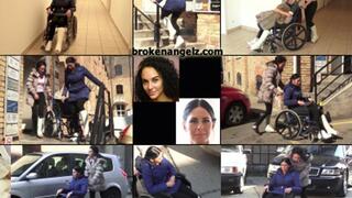 Rita Term SLWC and Margo SLC Out and About in a Wheelchair (in HD 1920X1080)