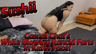 Disgusting Farts In Kate's Face, While they Casually Talk!