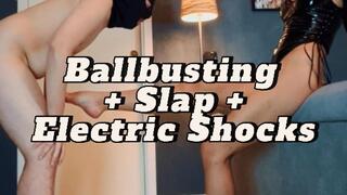 Ballbusting + Slaps + Electric Shock