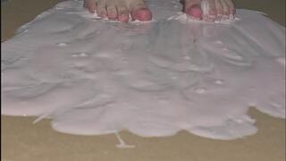 stinky work feet stuck