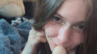 Selkie ~ Little drooly sucking goodmorning session, step-daddy POV ~