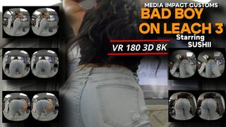 Bad Boy On Leash 3 - Sushii Xhyvette - Ass - Booty - 180VR - 3D - 8K
