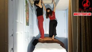 MASSAGE PARLOUR: DOUBLE COCK N BALLS TRAMPLE 9