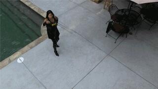 Bat Girl Whips Bart (1080p)