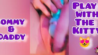 Mommy & Daddy Play with The Kitty