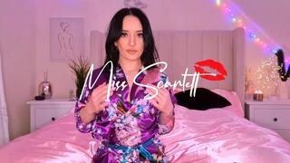 Scarlett's purple kimono rip (destruction)