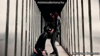 I Fucked my slave in public - MistressDemona