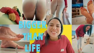 BIGGER THAN LIFE - Canela butt crush and barefeet crush 1080