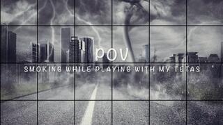 LP-289 Smoking While Playing with My Boobs-4K