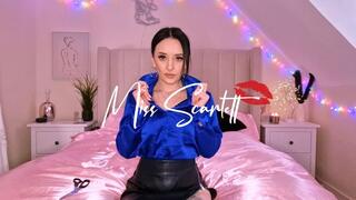 Scarlett's blue satin blouse rip (destruction)