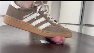 An Adidas Spezial Special :) - Shoejob and Sneakerfetish with Cocktrampling and Handjob - CBT and Fullbodyweight Cock Crush - 3 camera Edit - 4k quality