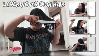Layering My Own Hair