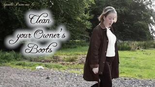 Clean your Owner's Boots