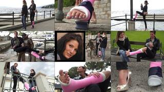 Emma SLC Vacation Gimp in Mismatched Shoes (in HD 1920X1080)