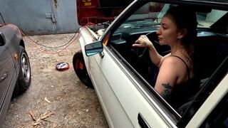 Anya tries to start a Toyota from a BMW