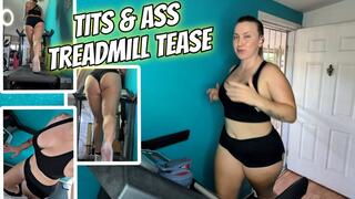 Tits and Ass Treadmill Tease