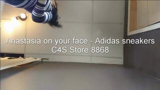Anastasia on your face - Adidas sneakers