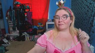 Satin Princess Peach Tease