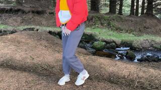 Pee public tourist girl compilation