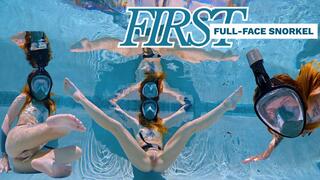 First Full-Face Snorkel - Jasper Reed - Masurbation
