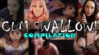 CUM SWALLOWING COMPILATION