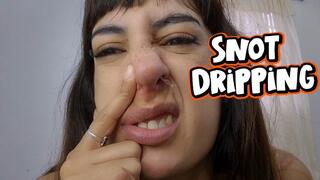 Dripping Snot Blowing Big Nose