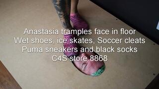 Anastasia tramples face in floor - Sports edition