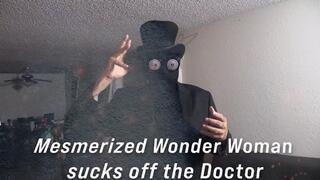 Mesmerized WonderWoman sucks off the Doctor 1