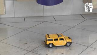 RC Car under High Heels