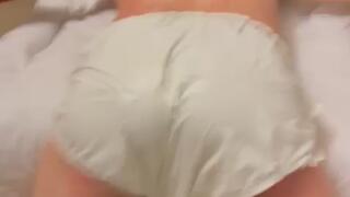 POV spanking adult baby