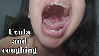 Uvula bouncing and coughing