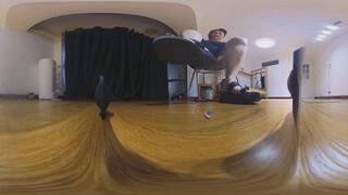 VR360 MOMO stinky foot toyed with shrunken guy