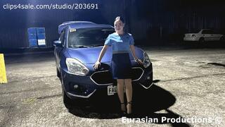 263 - Angie revving on parking lot