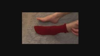 Foot Moisturising - Odd Socks Feet Reveal and Redress - Young Male Feet