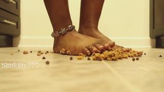 Cookie Crush Feet Video- Barefoot & Messy