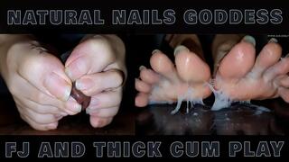 Riri Lunara's Special After Polish Nail Treatment - Natural Nails FJ and Thick Cum Mask