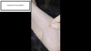 Velvet itches and picks dry feet (no audio)