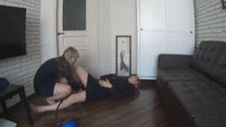 SHE INFLATED MY BODY THROUGH MY PUSSY TILL I CUM 4 I