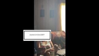 Delicious just itching foot while camera man works still