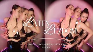 Latex Lezdom - Worship: Saga Moros & Lara Vixette ASMR