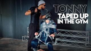Tonny Taped Up in The Gym! (720p) Gay Bondage - Gay Domination - Tape Bondage - Gay Gym - BDSM