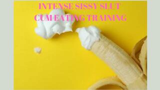 INTENSE SISSY SLUT CUM EATING TRAINING - Sissy Slut Training Mesmerize