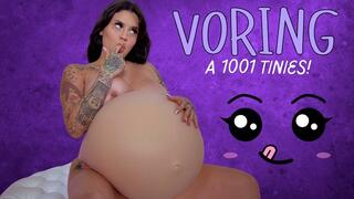 Voring 1001 Tinies! Ft Raquel Roper - 4K