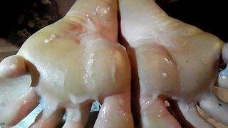 Sprawled'n Smeared -Samantha’s Giant Size 11s SneakyLink Soakstorm - PRT2