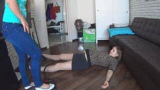 SHE INFLATED MY BODY THROUGH MY PUSSY TILL I CUM 3 Be