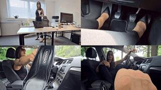 After a long office day, my feet need to relax!