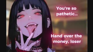 Your Hot Bully Punishes You For Not Giving Her Your Lunch Money!